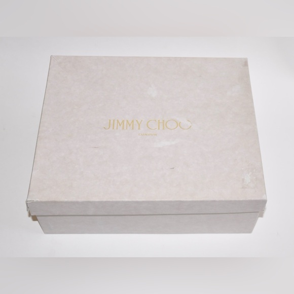 JIMMY CHOO Bing 100 Embellished Patent Leather Pink Mule Heels Size 38.5 / 8.5 - Picture 11 of 12